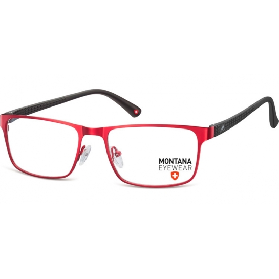Okulary oprawki prostokątne optyczne Montana MM610G bordowe